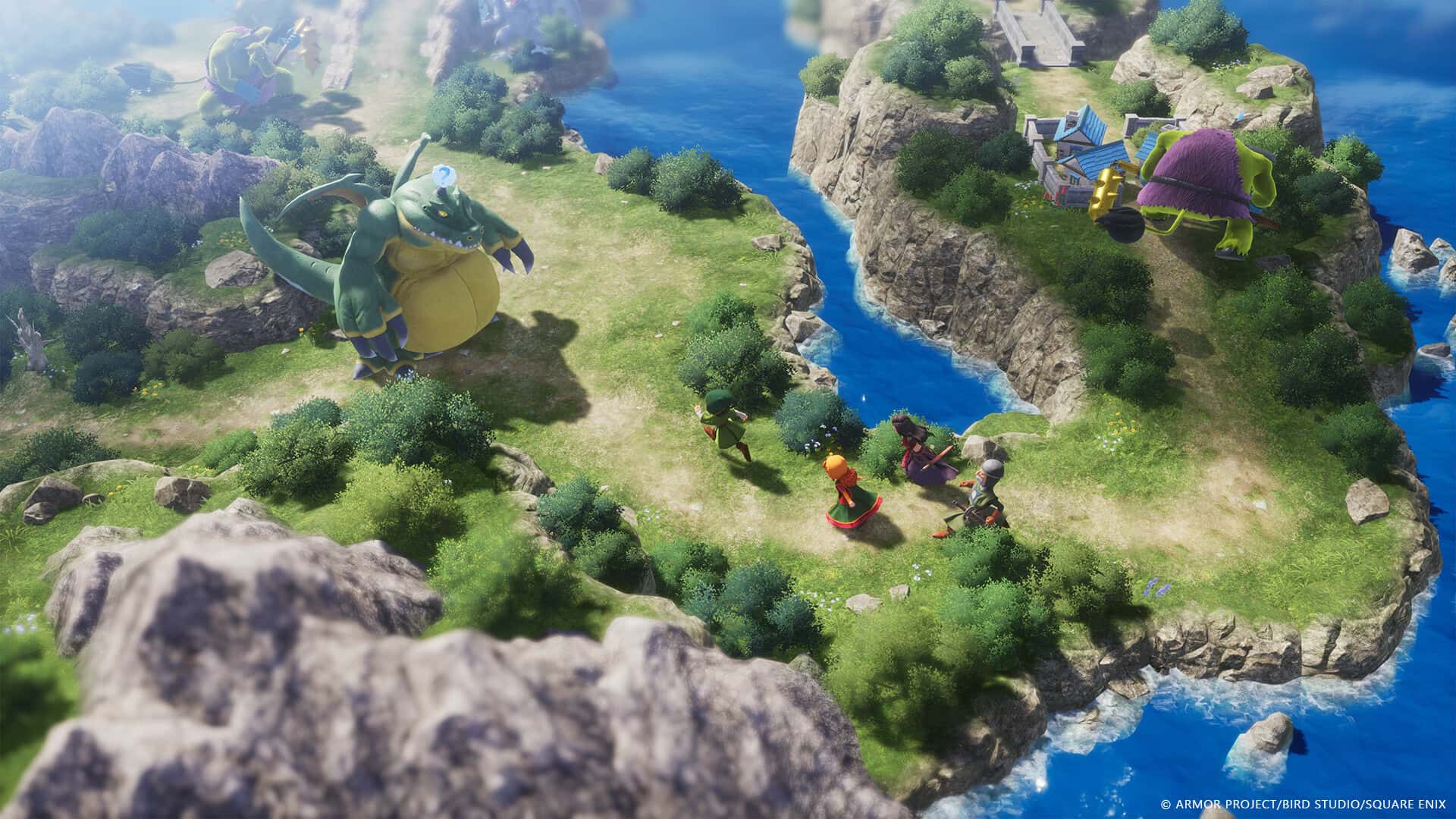 勇者斗恶龙 VII Reimagined 模拟器整合中文版背景